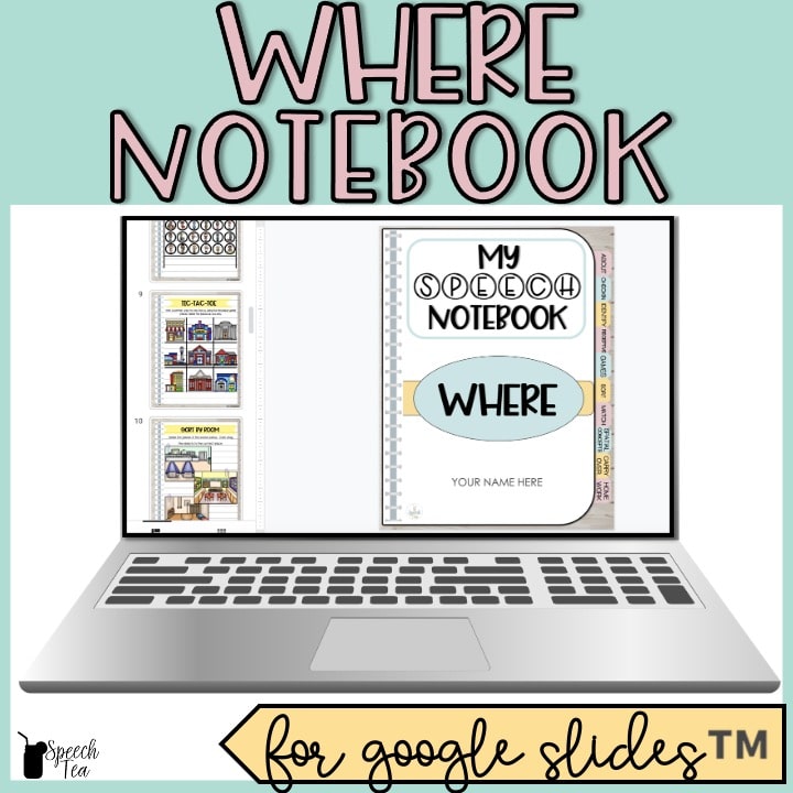 Where Questions Digital Interactive Notebook