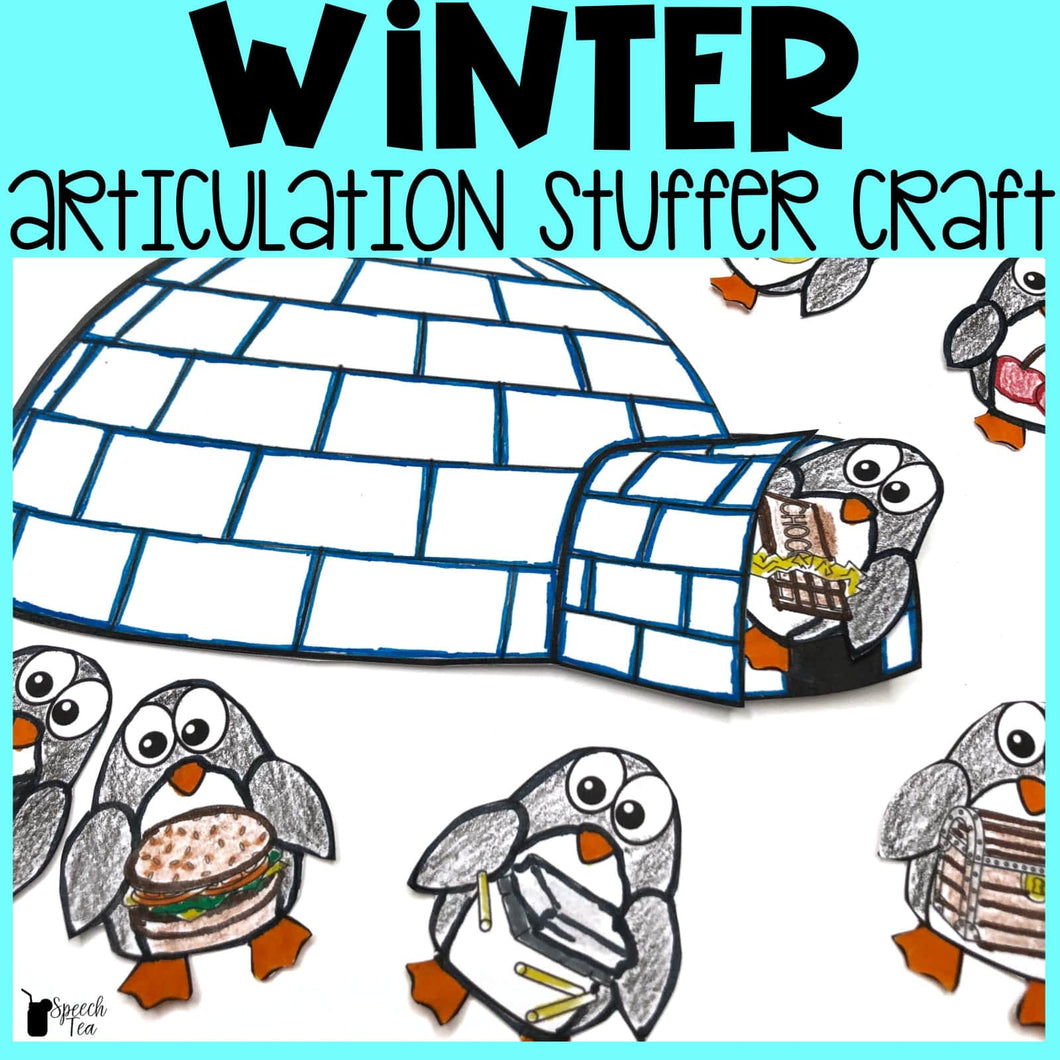 Winter Articulation Stuffer Craft