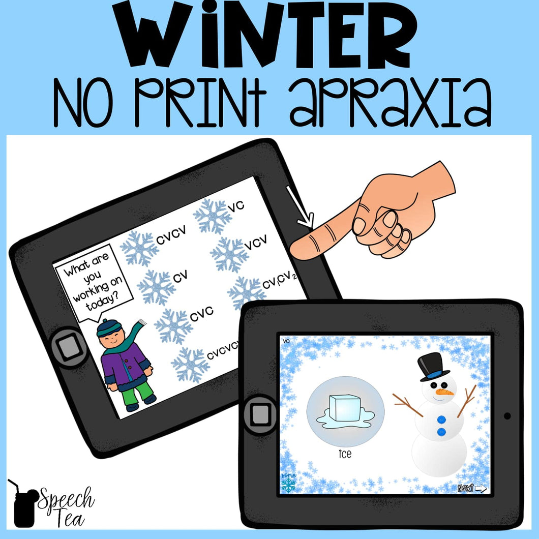 No Print Winter Apraxia