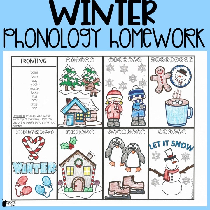 Winter Phonological Processes Homework